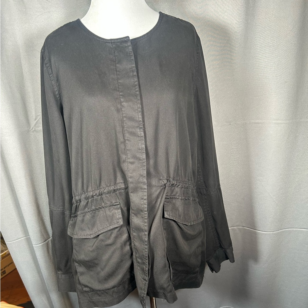 Part Two Copenhagen Scandinavian Women's Black Utility Jacket - Picture 2 of 4